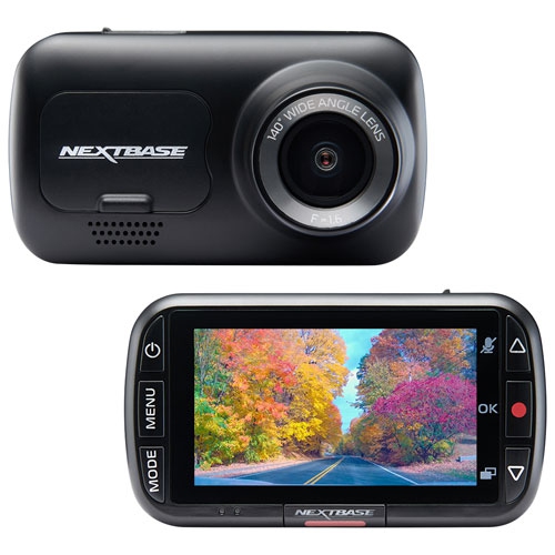 Remis à neuf - Caméra de tableau de bord HD intégrale 1080p 222 de Nextbase avec écran LED HD IPS de 2,5&nbsp;po