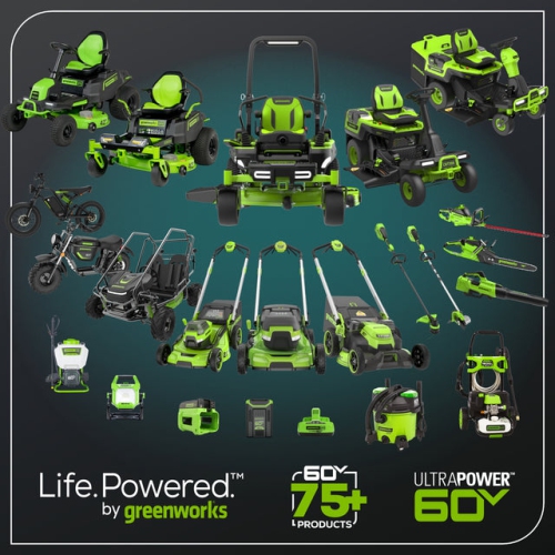 Souffleuse à neige sans balais de 22&nbsp;po 60&nbsp;V de Greenworks, batterie et chargeur non inclus