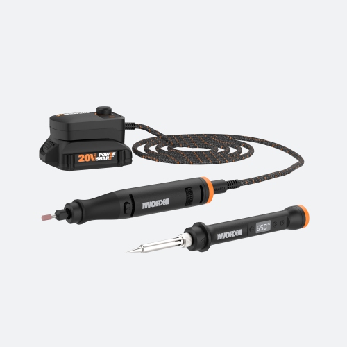 Worx -- 20V MakerX Rotary Tool and Wood & Metal Crafter Kit w/Accessories