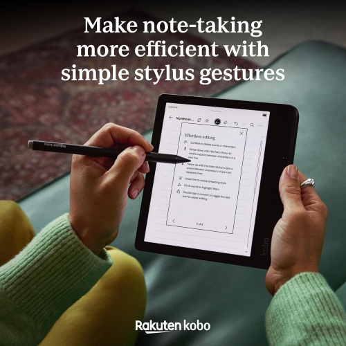 Kobo Stylus 2 | Mark Up, Write Notes and Make Highlights | Rechargeable via USB-C |Compatible with 7" Libra Colour eReader & Kobo Sage eReader (White) by KOBO - Open Box condition - Image 4