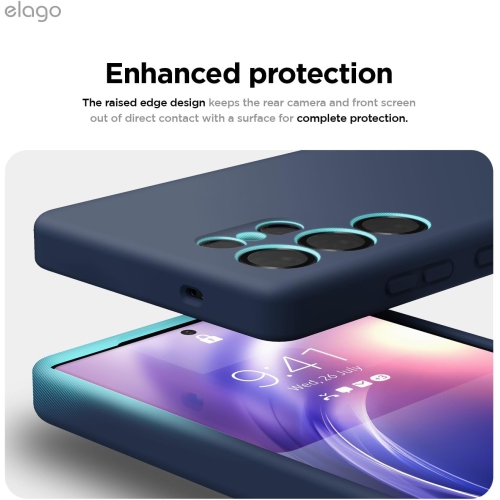 elago Compatible with Samsung Galaxy S25 Ultra Case, Liquid Silicone Case, Shockproof, Slim Phone Case, Anti-Scratch Soft Microfiber Lining, 6.8 inch