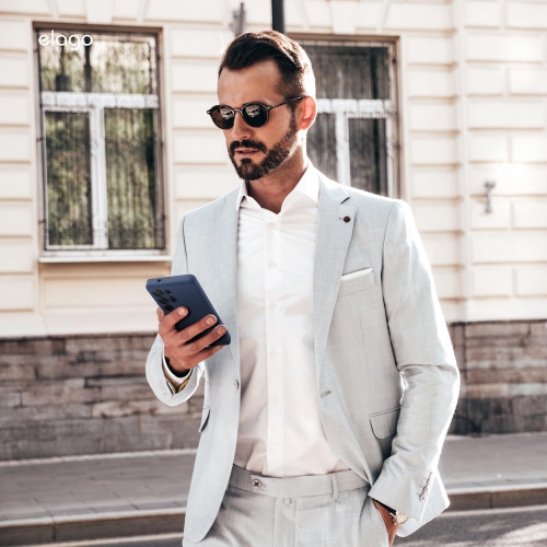 elago Compatible with Samsung Galaxy S25 Ultra Case, Liquid Silicone Case, Shockproof, Slim Phone Case, Anti-Scratch Soft Microfiber Lining, 6.8 inch