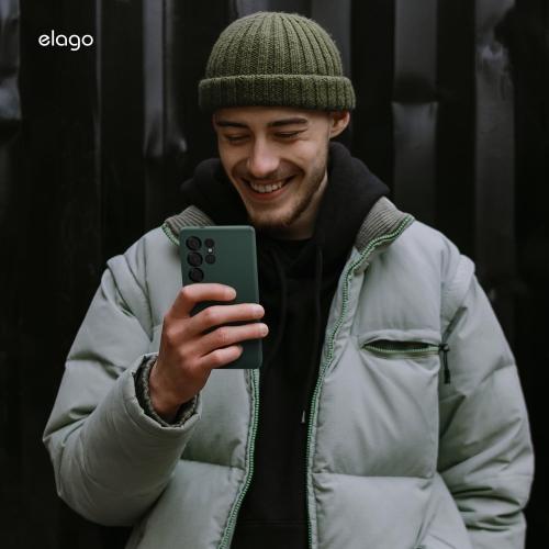 elago Compatible with Samsung Galaxy S25 Ultra Case, Liquid Silicone Case, Shockproof, Slim Phone Case, Anti-Scratch Soft Microfiber Lining, 6.8 inch