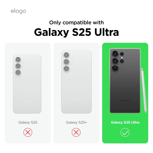 Elago compatible avec Samsung Galaxy S25 Ultra étui, étui magnétique en silicone, pour accessoires MagSafe, couverture de protection, antichoc,