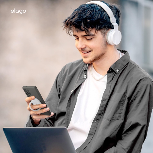 Elago compatible avec Samsung Galaxy S25 Ultra étui, étui magnétique en silicone, pour accessoires MagSafe, couverture de protection, antichoc,