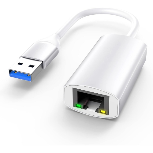 USB to Ethernet Adapter, 1000M RJ45 Adaptor LAN Network Converter Compatible Switch, MacBook Pro/Air, Surface Book/Pro, Chromebook, Most Windows