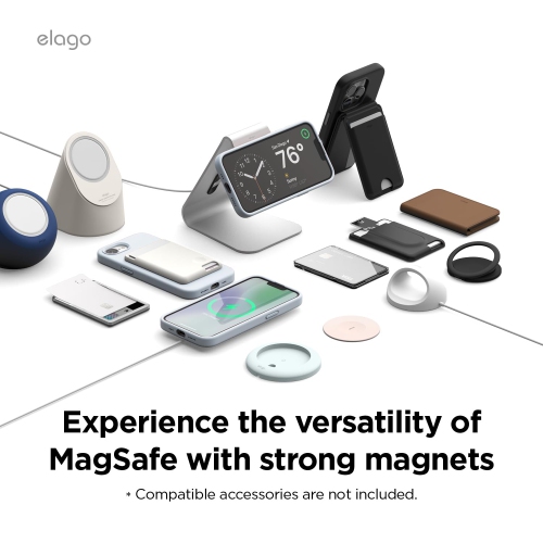 Étui magnétique en silicone Elago compatible avec l'iPhone 16e Compatible avec tous les accessoires MagSafe - Aimants intégrés, silicone à prise