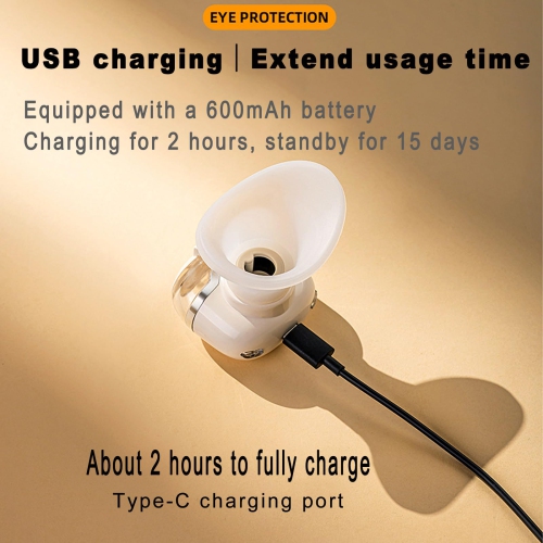 Pulvérisateur de brume chauffante pour les yeux Portable à compression chaude Mister pour les yeux pour la paupière, Peau des yeux SPA Soulagement de