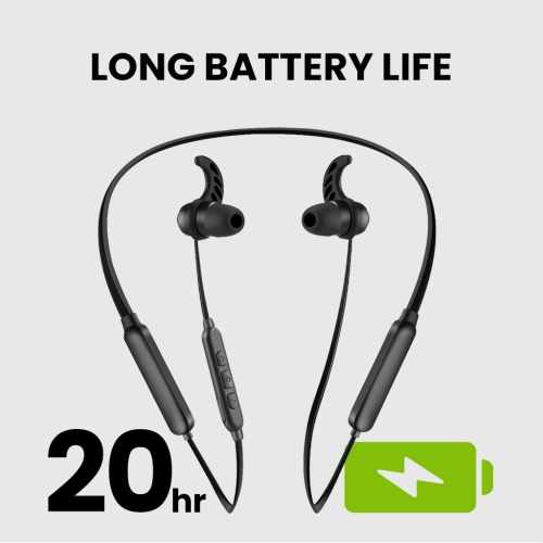 Avantree NB16-Q - Bluetooth 5.2 Neckband Earbuds with Qualcomm aptX Adaptive, 20hrs Play time, Universal Comfortable & Secure Headphones for Phones,