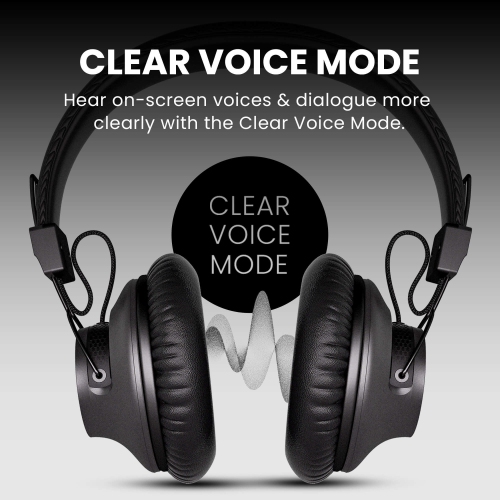 Avantree Audition 3 - Bluetooth 5.3 Over Ear Headphones with Wireless Charging Dock, aptX-Adaptive & HD Support, Clear Voice and Boosted Volume,