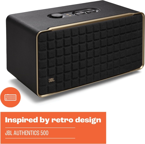 JBL Authentics 500 - Wireless Home Speaker- JBLAUTH500BLKAM - Open Box