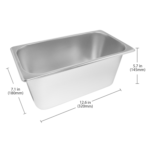 A-Hired 1 V-6 Chauffe-vapeur Bain Marie | Chauffe-nourriture pour buffet électrique | 6 réservoirs | 110 V