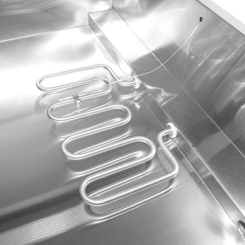 A-Hired 1 V-6 Chauffe-vapeur Bain Marie | Chauffe-nourriture pour buffet électrique | 6 réservoirs | 110 V