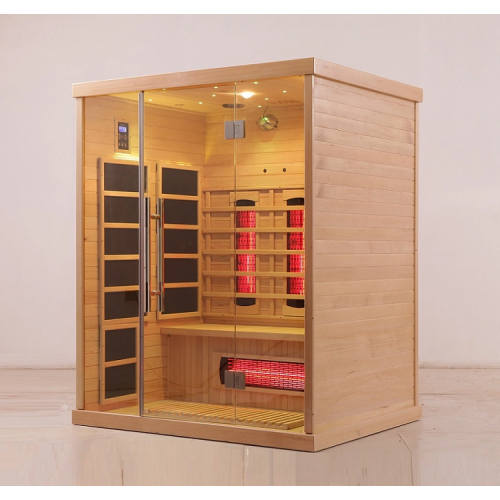 Blisspod, vénitien, sauna intérieur haut de gamme à spectre complet de Hemlock canadien à très faible électrocardiogramme, 11 radiateurs et