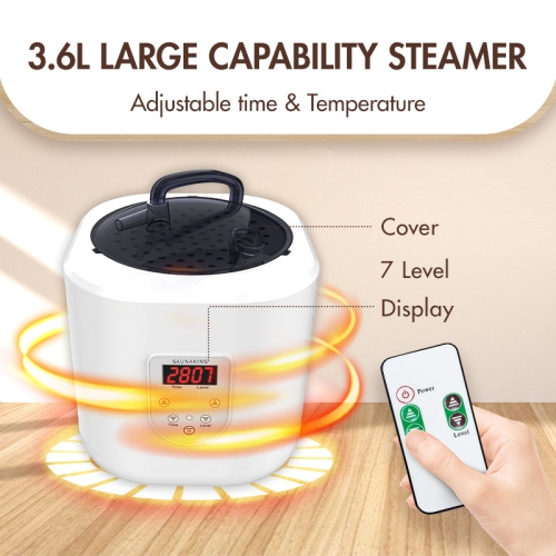 Blisspod 60&nbsp;Min portatif complet pour le corps Sauna à vapeur rapide | Pentagonal | 1600 Watts | 3,6&nbsp;L Plus Vapeur | 90X90B90SO 190&nbsp;cm