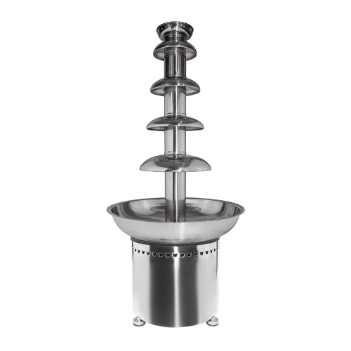 A-CF5D Chocolate Fountain | 5-tier Stainless Steel Chocolate Fondue Fountain | Digital | 110V