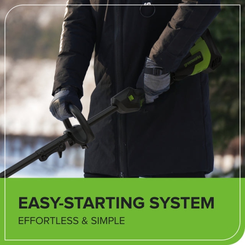 Pelle à neige sans balais 40&nbsp;V de 12&nbsp;po de Greenworks avec batterie 4,0&nbsp;Ah et chargeur inclus