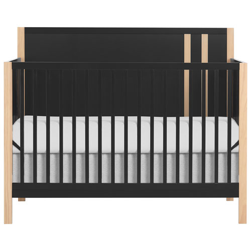 Image 1 de 3.. Lit de bébé transformable Soho de Dream On Me - Noir mat rétro