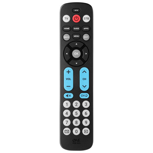 Télécommande universelle Big Button 2-en-1 de One For All