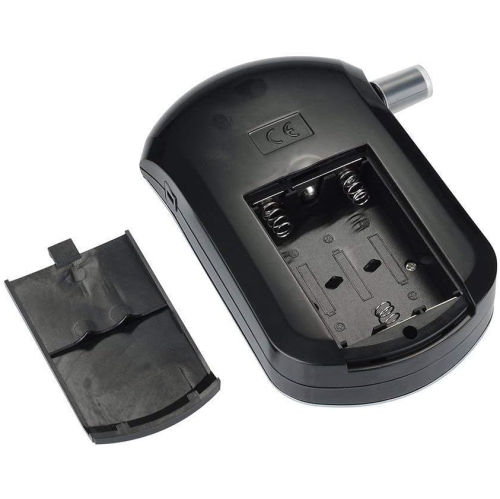 Testeur d'alcool, testeur d'alcool LCD avec 5 porte-cigarettes, analyseur d'alcool portatif rechargeable par USB