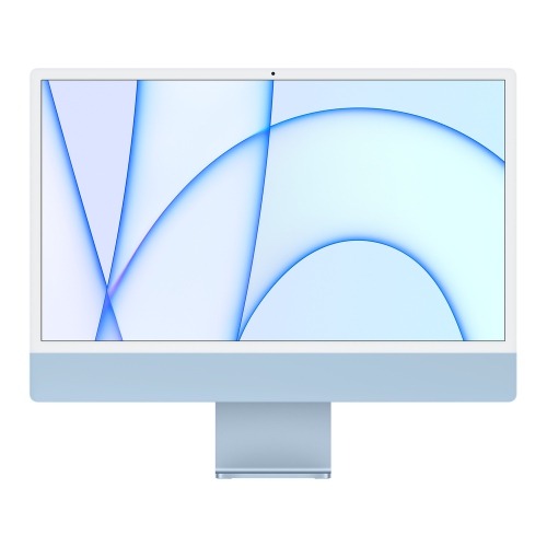 Excellent) iMac 24 (Retina 4.5K 8GPU, Blue) 3.2Ghz 8-Core M1 (2021) MGPK3LL/A 16 GB & 256 GB Flash HD 4480 x 2520 Display Mac OS Original Wireless Keyboard/Mouse by APPLE - Open Box condition - CA$1421.00