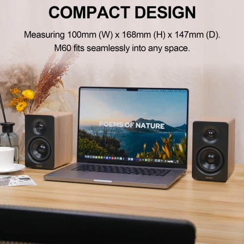 Edifier&nbsp;Bookshelf&nbsp;Speakers,&nbsp;66W&nbsp;RMS&nbsp;Desktop&nbsp;Speakers&nbsp;with&nbsp;Stands