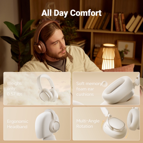 Edifier Active Noise Cancelling Headphones - Brown