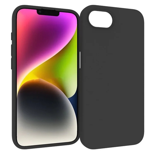 Image 1 de 3.. [CS] Étui souple mince en TPU Bumper pour iPhone 16e, noir