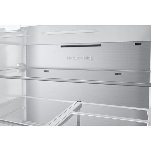 Samsung 36" 28.6 Cu. Ft. French Door Refrigerator w/ Water Dispenser & 9" AI Home Screen (RF90F29BECRAA) - SS