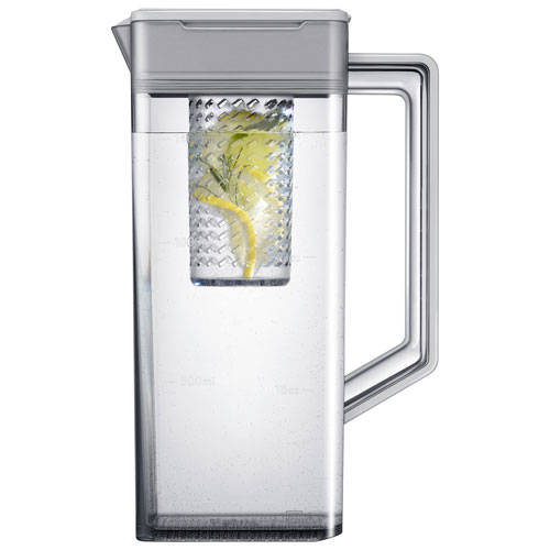 Samsung 36" 28.6 Cu. Ft. French Door Refrigerator w/ Water Dispenser & 9" AI Home Screen (RF90F29BECRAA) - SS