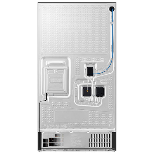 Samsung 36" 28.6 Cu. Ft. French Door Refrigerator w/ Water Dispenser & 9" AI Home Screen (RF90F29BECRAA) - SS