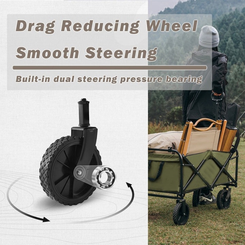 Grizzly Outdoors Camping/Outdoor Activities/Home & Garden – Folding Cart 127L – 176LB Capacity – Blue