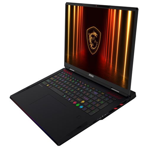 Portable de jeu de 18 po Raider 18 HX de MSI - Noir minuit