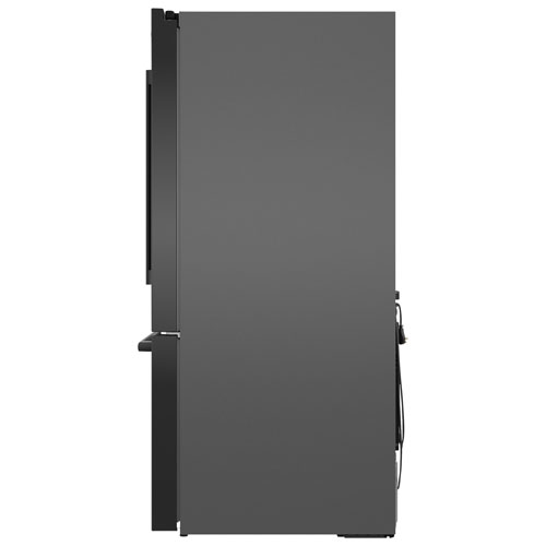 Bosch 36" 26 Cu. Ft. French Door Refrigerator with Water & Ice Dispenser (B36FD52SNB) - Black