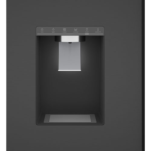 Bosch 36" 22 Cu. Ft. French Door Refrigerator with Water & Ice Dispenser (B36CD52SNB) - Black
