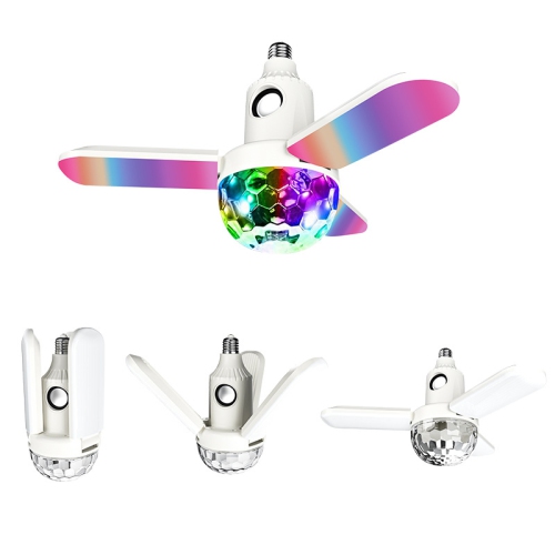 MYACUC  Bluetooth Light Bulbs Party Speaker, Color Changing Light Bulb 50W Wireless Lights Rotating E27 Screw Base for Bedroom And Christmas Party