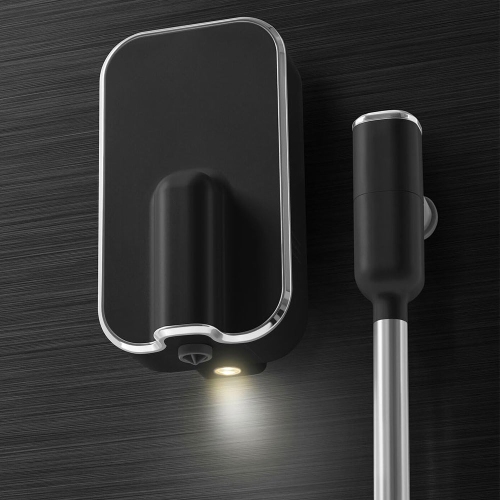 Open Box - Smeg Fully Automatic Espresso Machine with Integrated Grinder Steam Wand 6 Presets Programmable BCC12FBMUS Black