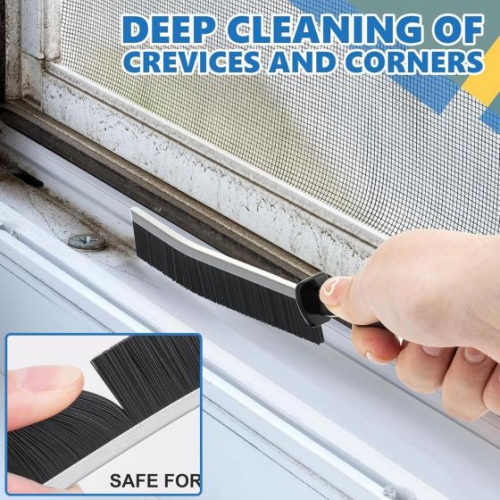 Household Crevice Cleaning Brush - Tackle those hard-to-reach spots in your home with our Handheld Thin Crevice Cleaning Brush