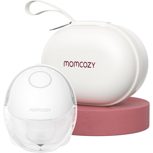 Momcozy Breast Pump Hands Free Mobile Style | M6, Wearable Breastfeeding Pump Ideal Rhythm for More Milk, DoubleFit Flange More Fit & Discreet with 3