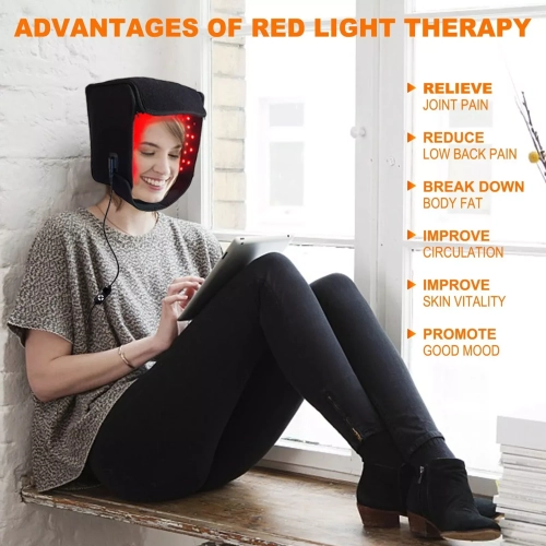 Red Light Therapy Hat Anti Hair Loss Light Therapy Cap Red Infrared Light Therapy Cap for Hair Regrowth