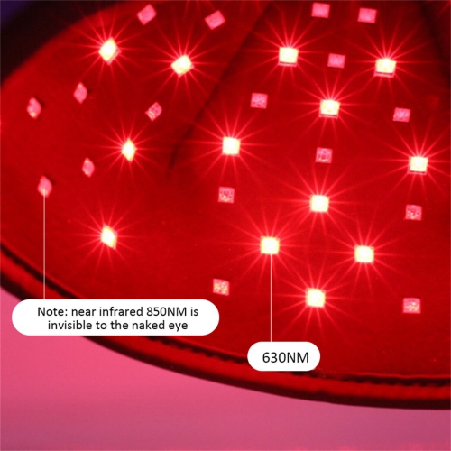 Red Light Therapy Cap Hair Regrowth Hat Anti-Loss Hair Led Infrared Light Therapy Hat Laser Hair Growth Cap