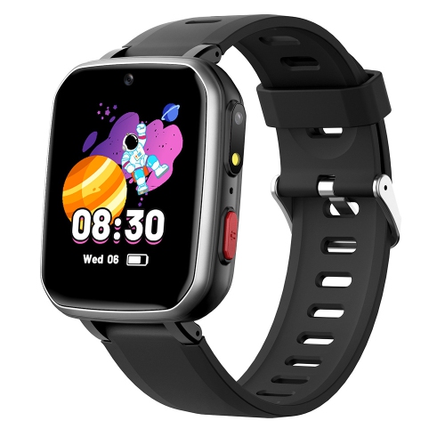 Image 1 of 7.. Kids Smart Watch with Puzzle Games Touch Screen Camera Video Music Player Pedometer Kids Smartwatch for 6-13 Year Boys Girls-Black