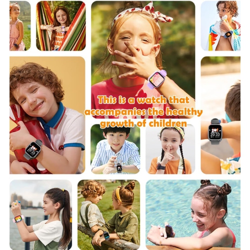 Montre intelligente pour garçons, moniteur d'activité, moniteur de fréquence cardiaque et de sommeil, podomètre, réveil, montre intelligente pour