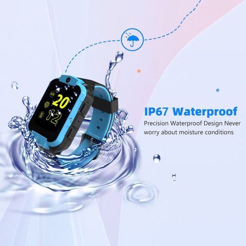 4G Montre intelligente pour enfants Anti-Perte GPS SOS Call SIM Appel vidéo Caméra étanche pour enfants Montre intelligente pour enfants