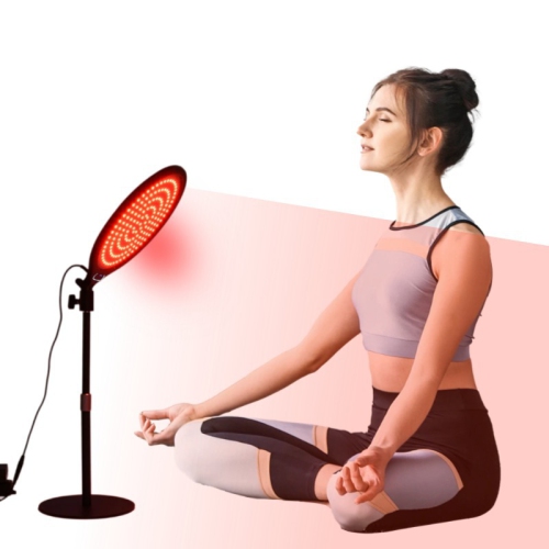 LED Red Light Therapy Lamp,Large Row Infrared Light Therapy Lamp with Stand,Red Light Therapy Device for Face Body