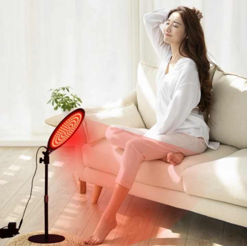 LED Red Light Therapy Lamp,Large Row Infrared Light Therapy Lamp with Stand,Red Light Therapy Device for Face Body