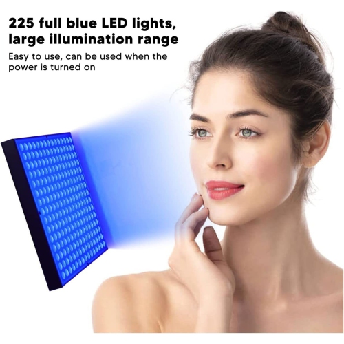 Full Blue Light 460nm Tanning Lamp 225 LEDs Tanning Lamp 45W Skin Tanning Lamp LED Light Therapy Lamp