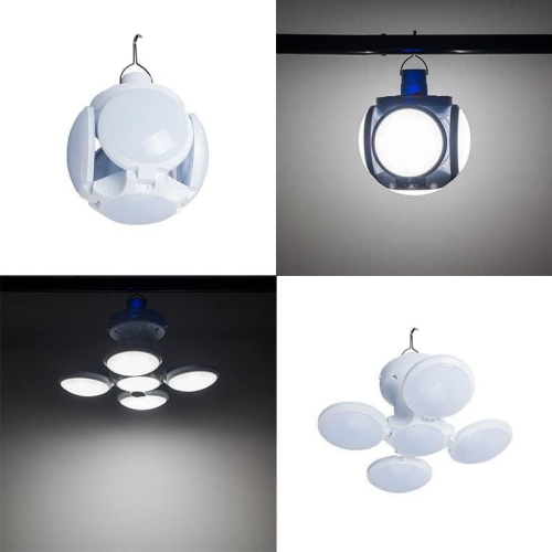 Solar Camping Lantern, Portable Tent Lamp with Hanging Hook, Folding Rechargeable USB Camping Lights for Home, Camping, Tent, Car, Emergency