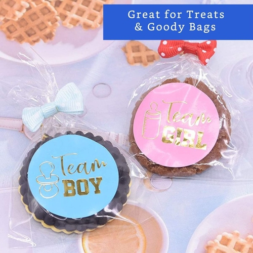 Clear Cellophane Wrap Roll, Transparent Thicken Cellophane Film Roll Gift Wrapping Roll for Gift Flower Craft Basket Packing Supplies