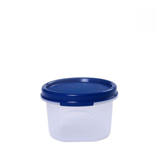 Food Storage Containers Airtight Dry Food Container with LIDS - Durable Clear Frosted Plastic BPA Free - Space Saver Modular Design -500ml